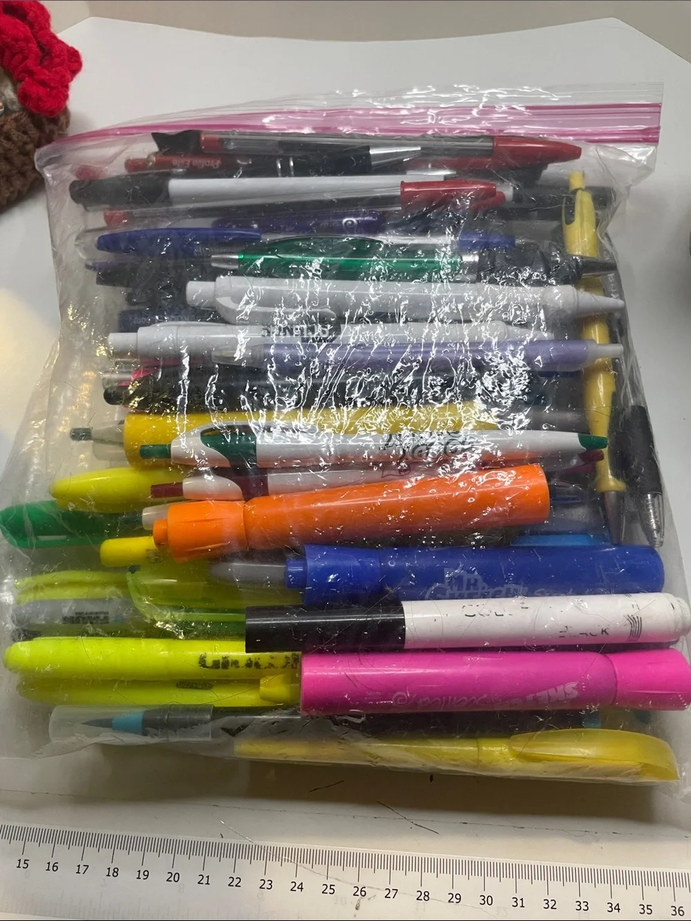Assorted Multi-Color Ballpoint and Highlighter Pen Pack - Unbranded